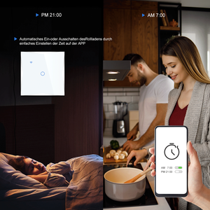 Langyeao thông minh Apple HomeKit EU Anh 1/2/3/4 băng đảng Alexa Google điều khiển bằng giọng nói Wifi điều khiển thông minh tường chuyển đổi cảm ứng Bảng điều chỉnh - Product Image 5