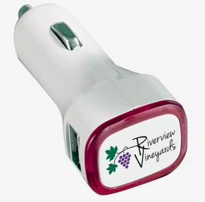 Cargadores USB Rectangulares Personalizados Promocionales para Auto y Pared, Cargador Portátil con Logotipo, Regalo Empresarial al por Mayor - Product Image 4