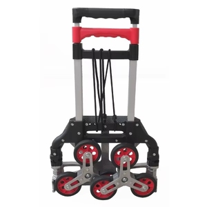 Diseño portátil de alta resistencia con asa de bucle y capacidad de carga de 150kg para preparación de eventos Hand Truck - Product Image 1