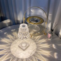 Lampe de table portable moderne réglable en métal flexible à LED
