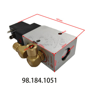 Новый пневматический 4/2 электромагнитный клапан HDMSM102 CD102 для принтера Heidelberg, применимый для полиграфической промышленности 98.184.1051 - Product Image 2