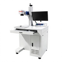 Machine de marquage laser UV à mise au point dynamique 2.5D 3D pour produits à surface sphérique incurvée, gravure laser à fibre avec effet de relief