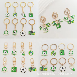 Porte-clés de football tendance en métal pour la Coupe du Monde 2026 : <span class=keywords><strong>Chaussures</strong></span> de foot et ballon de football – Idéal pour les souvenirs sportifs – Offre spéciale - Product Image 2