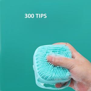 Köpük evcil bakım banyo ürün Pet banyo fırçası silikon sabun dağıtım masaj çevre dostu köpekler için köpek tımarlama fırçası - Product Image 5