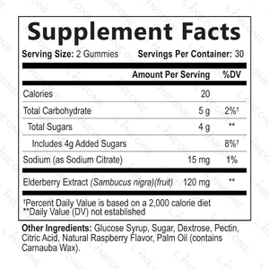 Biển Moss Đen Dầu Hạt Giống Ashwagandha Gừng shilajit Gummies Với Eldberry - Product Image 2