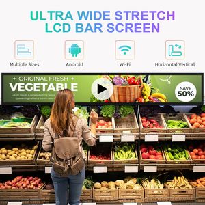 Schermo LCD a Barra Ultra Larga Personalizzato per Pubblicità Digitale, Display per il Mercato Americano - Product Image 6