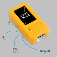 M5StickC PLUS2 ESP32-PICO-V3-02 Mini IoT Development Kit Layar TFT 1,14 inci Pengontrol IoT dengan Inframerah dan Jaringan Nirkabel