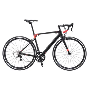 लोकप्रिय उच्च गुणवत्ता रेसिंग बाइक एल्यूमीनियम मिश्र धातु फ्रेम 56 cm सड़क बाइक सड़क साइकिल के लिए roadbike वयस्क साइकल चलाना