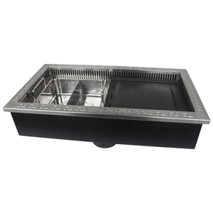 Commercial Restaurant Electric Barbecue Grill and Hot Pot <strong>Table</strong> Korean <strong>BBQ</strong> Style 3500W CE Certified 220V - Product Image 1