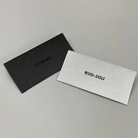 Étiquette tissée personnalisée haut de gamme pour vêtements, avec conception gratuite, découpe laser, broderie, texture spéciale écologique pour l'endos.