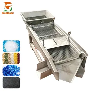 Nhà máy giá rẻ Hot Bán thực phẩm hạt đậu lúa mì ngô sàng Hạt sàng separator hạt giống làm sạch tuyến tính rung màn hình máy