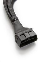 Divisor OBD2 Extensión del divisor OBD II de 16 pines 1x Adaptador de cable de extensión 2X macho y hembra