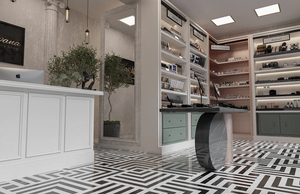 Custom Cosmetic Shop Showcase | Elegant Makeup Display <b>Shelf</b> for Beauty Salon & Skincare Shop - Product Image 2