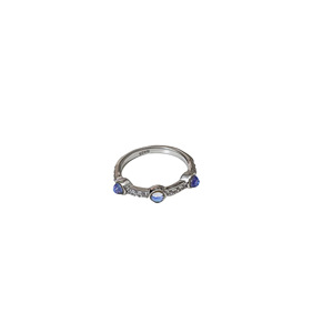 Anillo de plata de ley Ruitai S925 con piedra lunar para el dedo índice, joyería para mujer, uso diario - Product Image 5