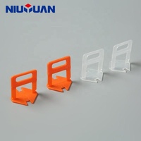Système de nivellement de carreaux en plastique de conception moderne NIUYUAN, cales réutilisables avec clips de 1/8\", 1/16\", 1/32\"