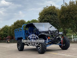 Mini Jeep eléctrico con batería de alta potencia, 2 asientos, neumático de carretera, coche Go Kart para adultos, centro comercial interior - Product Image 3