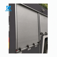 Porte de camion électrique à ouverture verticale en alliage d'aluminium sur mesure, grande quantité, pour boîte à outils anti-incendie de voiture