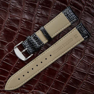 Bracelet de montre en cuir véritable à motif lézard 16mm 18mm 20mm 22mm 24mm, bracelet de remplacement - Product Image 5
