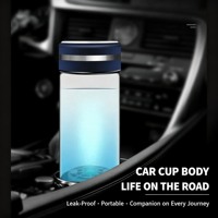 Bouteille d'eau hydrogénée portable rechargeable, générateur d'eau riche en hydrogène, technologie de séparation par membrane, 380 ml, verre, ODM OEM