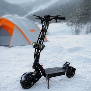Scooter électrique tout-terrain pour adultes avec contrôle NFC/APP, 60V 6000W, double moteur, batterie au lithium 30Ah, pneus de 11 pouces - Product Image 3