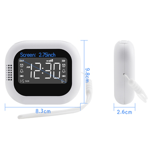 Reloj Despertador Digital Moderno TS-BC700-HTN para Personas con Sueño Profundo, Discapacitados Auditivos, Batería Recargable de Respaldo, Uso en Retiro - Product Image 4