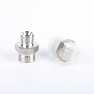 Tùy chỉnh ren thép không gỉ Phụ kiện thủy lực Bộ chuyển đổi giảm tốc phi tiêu chuẩn với phụ kiện ống núm vú Hex - Product Image 3