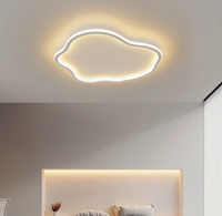 Éclairage créatif nordique moderne minimaliste populaire pour les chambres de princesse des enfants, luminaire de plafond en forme de nuage