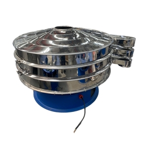 1500-Pantalla de vibración de 2 capas Máquina de tamiz de almidón en polvo Tamiz de clasificación circular Pantalla vibratoria de jugo de manzana Carbono - Product Image 2