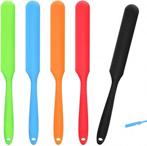 Utensilios de Repostería de Silicona de Tamaño Pequeño, Espátula Larga Integrada para Mermelada, Harina y Mantequilla, Herramientas para Pasteles y Repostería - Product Image 4