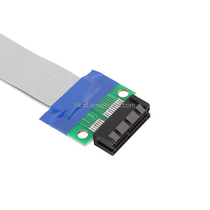 Modulo PCI <span class=keywords><strong>Expre</strong></span> X1 PCI-E Carta della Colonna Montante di Estensione Ribbon Flex Cable trasferimento R20 - Product Image 2