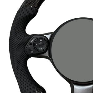 Accesorios para Automóviles <span class=keywords><strong>Toyota</strong></span> <span class=keywords><strong>86</strong></span> Reiz Elfa Lc300 Lc200, Volante Personalizado de Fibra de Carbono Real - Product Image 2