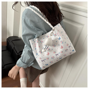 Bolsos de mujer de alta calidad, bolso tote de gran capacidad, nuevo bolso de hombro versátil con forro de PU a la moda. - Product Image 2