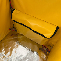 Pantalla LED Publicitaria para Exteriores a Todo Color, Impermeable IP65, para Vehículos de Reparto de Comida, Diseño Ligero Tipo Mochila, RDM Basado en la Nube