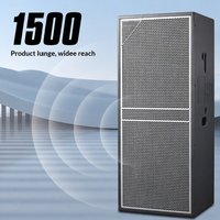 LMO Dual 15 pouces en bois, néodyme E215, sonorisation professionnelle pour grandes manifestations, mariages, divertissements, KTV, bars, 600W, 136dB