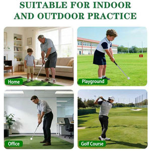 ชุดฝึกซ้อมวงสวิงกอล์ฟแบบยืดหดได้ OEM Manufacturing Golf Telescopic Warm-up Swing Trainer Set อุปกรณ์แก้ไขวงสวิงกอล์ฟแบบรัดแขนพร้อมที่จับแบบยืดหดได้ - Product Image 2