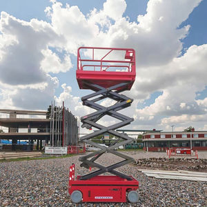 Plataforma DE TRABAJO Elevadora de horquilla de tijera HSLLIFT altamente personalizable eléctrica 6-10-12M con capacidad de 1000kg 2260 1130mm x 4 personas - Product Image 1