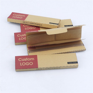 King Size <b>Rolling</b> Paper Pack 32 Sheets+32 Filter Tips Cigarette Paper Branded <b>Rolling</b> Paper Booklet Pocket-size Logo Custom - Product Image 6