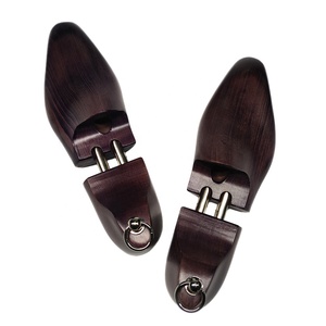 Chaussures européennes haut de gamme, bout fendu, laquée, Grain de bois violet, présentoir, anneau, arbre à chaussures en bois, ST06CF - Product Image 4