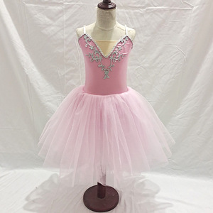 Robes de ballet HIPPO KIDS Performance, bleu, rose, noir, <span class=keywords><strong>rouge</strong></span>, tutu <span class=keywords><strong>classique</strong></span> professionnel, <span class=keywords><strong>justaucorps</strong></span>, vêtements de <span class=keywords><strong>danse</strong></span> - Product Image 2