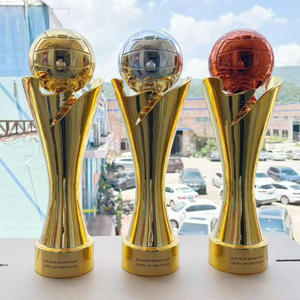 Trofeo de fútbol de plástico Shanchen, Copas de diseño personalizado en blanco, <span class=keywords><strong>Copa</strong></span> Trofeo, fabricación de medallas y trofeos de campeón de fútbol de oro - Product Image 4