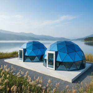 Dôme en verre géodésique de luxe moderne pour glamping avec PVC pour hôtel-resort, utilisation toute saison - Product Image 6