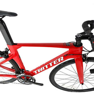 Bicicleta de Carretera RIVAL de Alta Calidad, 22 Velocidades, Cuadro de Fibra de Carbono, Unisex, Llanta de Aluminio, Horquilla de Acero, Color Azul, 46cm, Alta Calidad - Product Image 3