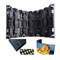 Pantalla LED Curva P3.91 GOB de Alquiler para Video Wall, Ideal para Escenarios, Iglesias, Eventos, Fondos y Carteleras