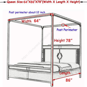 มุ้งกันยุงพับได้สุดหรูสำหรับเตียงขายส่ง - Product Image 3