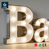 Letras de Canal LED Retroiluminadas Personalizadas Rebow, 3D, Acero Inoxidable, Alimentadas por Batería, Controladas por WiFi, para Interiores y Exteriores, Hospitales