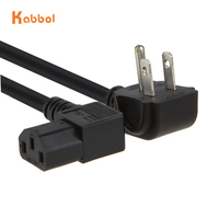1,2M Amerikanisches Netzkabel USA 3-Pin-Kabel Stromkabel Nema 5-15P zu IEC C13 Verlängerungskabel für Haushaltsgeräte