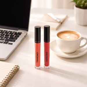 Tubos de Brillo Labial Transparente de 4 ml con Pincel Grande, Envase Vacío para Tinte de Aceite Labial, Tubos de Brillo Labial Personalizados y Embalaje - Product Image 1