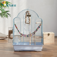 Petite cage à oiseaux pour perruches, perroquets, agapornis, perruchons, pinsons, canaris, cage en métal pour perroquets pour la maison, cages de reproduction pour perruches