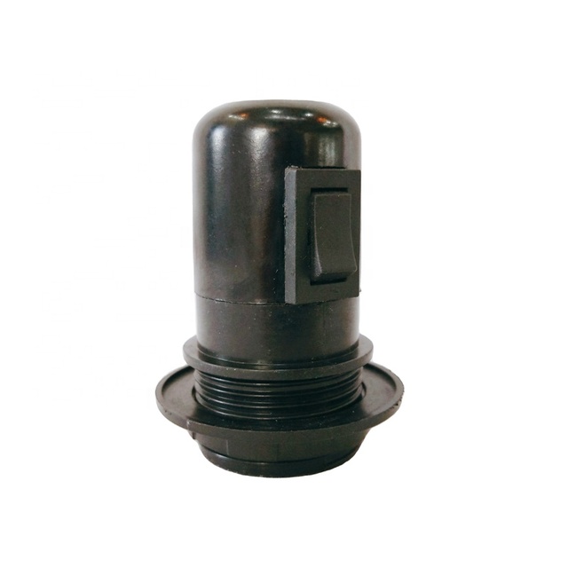 High Quality E26 E27 Bakelite Lamp Holder Black for Edison Bulb High Quality Black Lamp Holder & Base