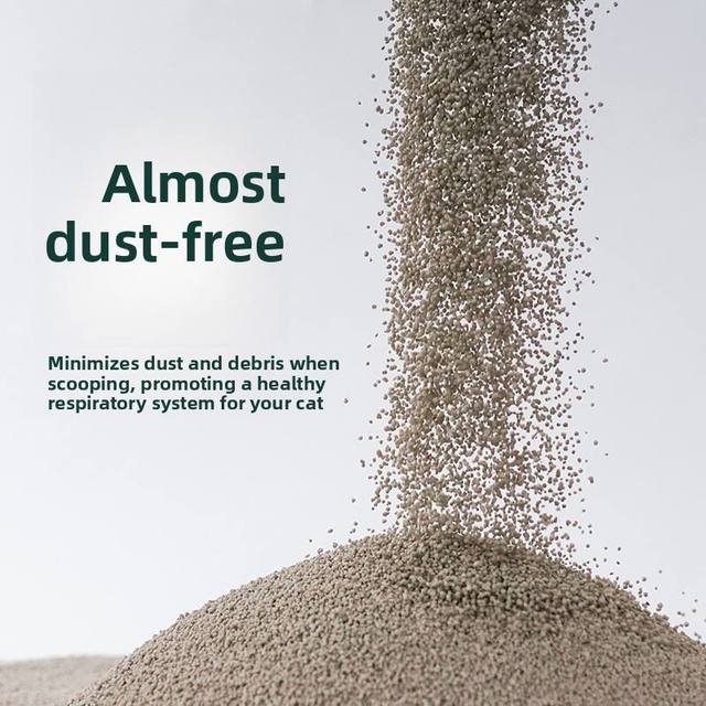 Natural Mineral Bentonite Kitty Litter 10/20 Jin Dustless Deodorizing Clumping Sand for Indoor Cat Toilet